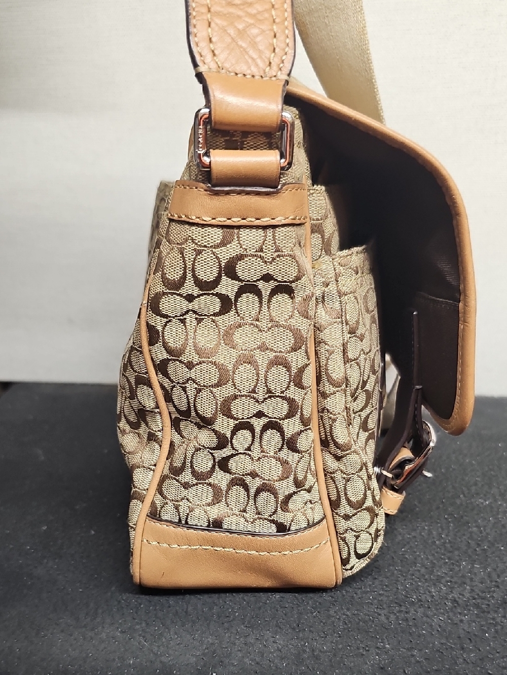 COACH F70283 JACQUARD MESSENGER BAG BFPM-05-093 - Picture 4 of 12